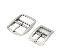 LYVQZPWLR Cinturón de metal, Hebilla de cinturón de acero inoxidable, pasador ajustable, 26mm/38mm, accesorios de piezas de artesanía en cuero(26mm)