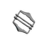 LYVQZPWLR Cinturón de metal, Hebilla Tri-Glide rectangular de metal, 3 piezas, multicolor, varios tamaños for bolsos, cinturones, prendas de vestir(Color02,Inner diameter 2.5cm)