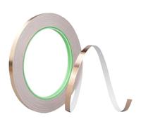 LYVQZPWLR Cobre con pegamento conductor, Cinta adhesiva de cobre de doble cara, 0,06 mm de espesor, 3-30 mm de ancho(0.06MM-20MM)