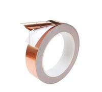 LYVQZPWLR Cobre con pegamento conductor, Cinta de Lámina de Cobre, Doble Cara, Rollo de 20 m, 5-50 mm, Eléctrica(Single,20M PER ROLL-1ROLL-35MM)