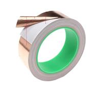 LYVQZPWLR Cobre con pegamento conductor, Cinta de Lámina de Cobre, Doble Cara, Rollo de 20 m, 5-50 mm, Eléctrica(Double,20M PER ROLL-2ROLLS-45MM)
