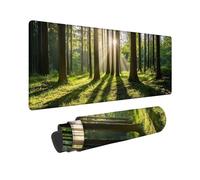 LYVQZPWLR Colchones de ratón de Juegos Grandes, Alfombrilla de ratón for Escritorio, Color Verde, Varios tamaños(1000x400x3mm)