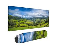 LYVQZPWLR Colchones de ratón de Juegos Grandes, Alfombrilla de ratón Verde en Varios tamaños(1000x500x3mm)