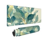 LYVQZPWLR Colchones de ratón de Juegos Grandes, Alfombrilla de ratón Verde en Varios tamaños(1000x500x3mm)