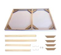 LYVQZPWLR Conjunto de Marco de Madera DIY, Kit de Marco de Fotos de Madera DIY de Varios tamaños for imágenes, pósteres y Lienzo(Height 65 Cm,Width 40 cm)