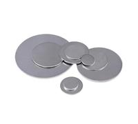 LYVQZPWLR Disco de acero, discos de aluminio, Disco de acero inoxidable 304, placa redonda, varios tamaños(36x1.8mm 10pcs)