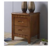 LYVQZPWLR Dormitorio de Noche, Wood Bedside Table with 2 Drawers Multicolor Multiple Sizes(Walnut Color,39 * 39 * 50CM)