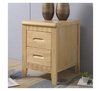 LYVQZPWLR Dormitorio de Noche, Wood Bedside Table with 2 Drawers Multicolor Multiple Sizes(Wood Color,48 * 39 * 50CM)