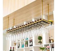 LYVQZPWLR En la Pared se instalan vinos de Hierro, Botellero de Pared de Metal y Soporte for Copas, Altura Ajustable, Varios tamaños(60cm x 30cm)