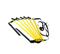 LYVQZPWLR Escalera de Velocidad ágil, Escalera de Entrenamiento de Agilidad de fútbol, Color Amarillo, Varios tamaños(3.0M 6Rung)