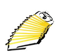 LYVQZPWLR Escalera de Velocidad ágil, Escalera de Entrenamiento de Agilidad de fútbol, Color Amarillo, Varios tamaños(6M 12Rung)