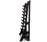 LYVQZPWLR Espada de Madera en la Pared, Estante for Espadas de Madera de Varios Niveles, de pie, Negro, 80-120cm, for Katana Bokken Tai Chi(110)
