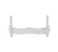 LYVQZPWLR Espada de Madera en la Pared, Fácil Blanco montado en la Pared del Tablero de Densidad del Tenedor de la Espada Instalar tamaños múltiples(38.5 * 19.7cm)