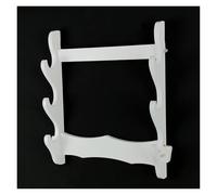LYVQZPWLR Espada de Madera en la Pared, Soporte for Espada montado en la Pared, Soporte for Armas, Estante de exhibición, Blanco, Tablero de Densidad de 19,7-72,4 cm(40cm)