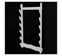 LYVQZPWLR Espada de Madera en la Pared, Soporte for Espada montado en la Pared, Soporte for Armas, Estante de exhibición, Blanco, Tablero de Densidad de 19,7-72,4 cm(72.4cm)