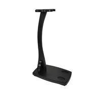 LYVQZPWLR Espada de Madera en la Pared, Soporte Vertical de Cabeza de Ganso de MDF Hecho a Mano, Negro, 43,5-57,5 cm, 1/2 Agujeros, Katana/Espada/Flauta(Black-2,57cm)