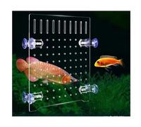 LYVQZPWLR Filtro de Acuario, Placa acrílica Transparente de Rejilla divisora para Acuario y terrario con ventosas de Varios tamaños(35 X40cm)