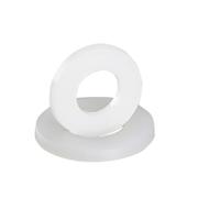 LYVQZPWLR juntas de goma, 10 juntas de brida con anillo de sellado, G1/2" G3/4" G1" junta plana de silicona, arandela de grifo de plomería con anillo, arandela de sello de junta tórica(3/4inch)