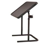 LYVQZPWLR Mesa con Ruedas, 60-75 Cm Altura Ajustable 0-90 Grados Inclinación Bandeja Plegable Mesa Sobrecama Escritorio for computadora portátil Opciones de Ruedas Multicolores(White,with Wheels)