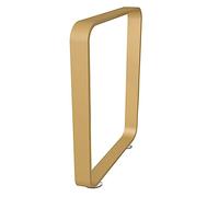 LYVQZPWLR Pies de Mesa en Forma de X industriales Pesadas, Patas de Mesa de Hierro, diseño de Tubo Cuadrado de Metal for Banco de Escritorio de Bricolaje, Multicolor, 45-75x72,5 cm(Gold,65x72.5cm)