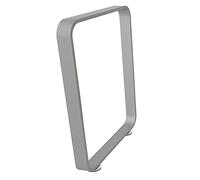 LYVQZPWLR Pies de Mesa en Forma de X industriales Pesadas, Patas de Mesa de Hierro, diseño de Tubo Cuadrado de Metal for Banco de Escritorio de Bricolaje, Multicolor, 45-75x72,5 cm(Silver,65x72.5cm)