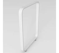 LYVQZPWLR Pies de Mesa en Forma de X industriales Pesadas, Patas de Mesa de Hierro, diseño de Tubo Cuadrado de Metal for Banco de Escritorio de Bricolaje, Multicolor, 45-75x72,5 cm(White,55x72.5cm)