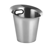 LYVQZPWLR Refrigeración del tazón de Hielo, Cubitera for champán de Acero Inoxidable Multicolor 3-5L(Silver,5L)