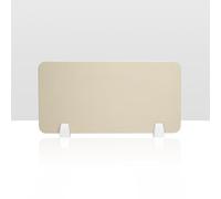LYVQZPWLR Separador de escritorio plegable, Separador de privacidad insonorizado for escritorio de oficina, reducción de ruido, multicolor, 80-120x30cm(Beige,100X30cm)