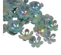 LYVQZPWLR Sombrero de Perlas de acrílico de Flores, Cuentas de Filigrana de Flores acrílicas, Tapas espaciadoras Huecas, 21 mm, Multicolor, 150/300/600 Piezas(Blue Gradient,600pcs 21mm)