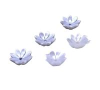 LYVQZPWLR Sombrero de Perlas de acrílico de Flores, Cuentas espaciadoras Huecas con Filigrana, Tapas de Cuentas de Flores acrílicas Multicolores de 10 mm, 120/360 Unidades(Style 5,360pcs 10mm)