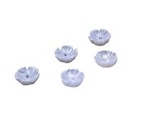 LYVQZPWLR Sombrero de Perlas de acrílico de Flores, Cuentas espaciadoras Huecas con Filigrana, Tapas de Cuentas de Flores acrílicas Multicolores de 10 mm, 120/360 Unidades(Style 3,120pcs 10mm)