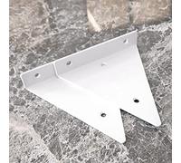 LYVQZPWLR soporte de soporte de estante, 2 soportes triangulares for estantes, soportes invisibles for estantes flotantes, soportes industriales de metal for estantes, soportes for estanterías for par