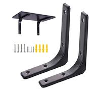 LYVQZPWLR soporte de soporte de estante, Soporte de estante, soporte de ángulo, 2 piezas, soportes de estantería for paredes, soporte de estante de metal resistente, soportes for estantes flotantes, b