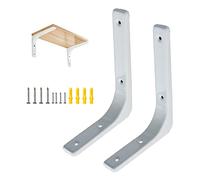 LYVQZPWLR soporte de soporte de estante, Soporte de estante, soporte de ángulo, 2 piezas, soportes de estantería for paredes, soporte de estante de metal resistente, soportes for estantes flotantes, b