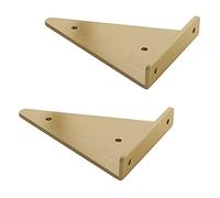 LYVQZPWLR soporte de soporte de estante, Soporte for estantes dorado, soportes for estantes flotantes, soporte for estante oculto de pared, soportes triangulares for estanterías for decoración del hog