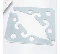LYVQZPWLR soporte de soporte de estante, Soportes for estantes, 2 piezas, soportes decorativos for estantes, soportes rústicos for estanterías de pared, soportes for estantes flotantes, color negro, b