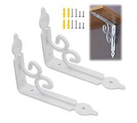 LYVQZPWLR soporte de soporte de estante, Soportes for estantes resistentes de color blanco, soportes for estantes de pared con ángulo de 90°, soportes for estantes flotantes, soportes for estantes dec