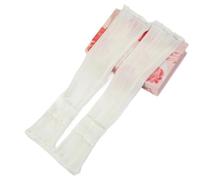 LYVQZPWLR UPF 50+ Paquete de brazo de enfriamiento, 2 pares de mangas de brazo de encaje de malla multicolor unisex(White)
