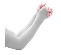 LYVQZPWLR UPF 50+ Paquete de brazo de enfriamiento, 3 Pares Mangas Largas Elásticas Multicolor 31cm(Grijs)