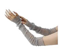 LYVQZPWLR UPF 50+ Paquete de brazo de enfriamiento, Mangas de protección solar for brazos, malla de seda helada, transpirable, Multicolor, 3 uds.(Dark Grey)