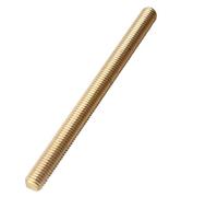LYVQZPWLR varillas roscadas de bronce, Varilla roscada de latón, M12 M8, varilla roscada de latón macizo, longitud 50-180 mm, varilla roscada de latón, 1 pieza(M8 x 80MM)