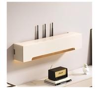 LYVQZPWLR WiFi enrutador, Tamaños múltiples Multicolores de la Caja de Almacenamiento del enrutador de Madera de la Caja montada en la Pared de la gestión de Cables(White,60x20x20cm)