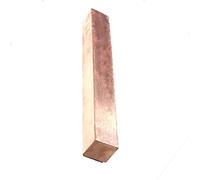 LYVQZPWLRBarras metálicas de cobre, IkErna Copper Flat Bar Good Conductivity T2 Copper Material Plate Metal Strip(5 * 5mm)