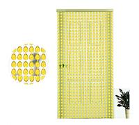 LYVQZPWLRCon Cortinas de Perlas, Cortinas divisorias de Interiores, Paneles de Pared for Ventanas, Cuerdas for Colgar en el hogar(93x205cm)