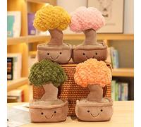 LYVQZPWLRJuguetes de Peluche, Plantas de Peluche, árbol de Peluche Creativo y Rico, adorables Peluches y Cojines.(Green)