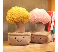 LYVQZPWLRJuguetes de Peluche, Plantas de Peluche, árbol de Peluche Creativo y Rico, adorables Peluches y Cojines.(Roze)