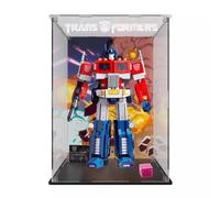 LYVQZPWLRMini exhibición, Vitrina de acrílico for mostrador. Adecuada for exhibir, coleccionar, almacenar y Proteger del Polvo el Modelo Lego Optimus Prime 10302.(Background C)