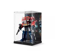 LYVQZPWLRMini exhibición, Vitrina de acrílico for mostrador. Adecuada for exhibir, coleccionar, almacenar y Proteger del Polvo el Modelo Lego Optimus Prime 10302.(Background D)