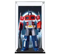 LYVQZPWLRMini exhibición, Vitrina de acrílico for mostrador. Adecuada for exhibir, coleccionar, almacenar y Proteger del Polvo el Modelo Lego Optimus Prime 10302.(Background B)