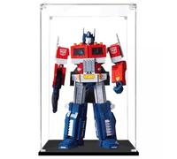 LYVQZPWLRMini exhibición, Vitrina de acrílico for mostrador. Adecuada for exhibir, coleccionar, almacenar y Proteger del Polvo el Modelo Lego Optimus Prime 10302.(Transparent a)